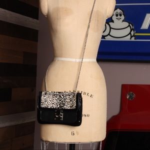 WHITE HOUSE BLACK MARKET - Zebra Metal Bag